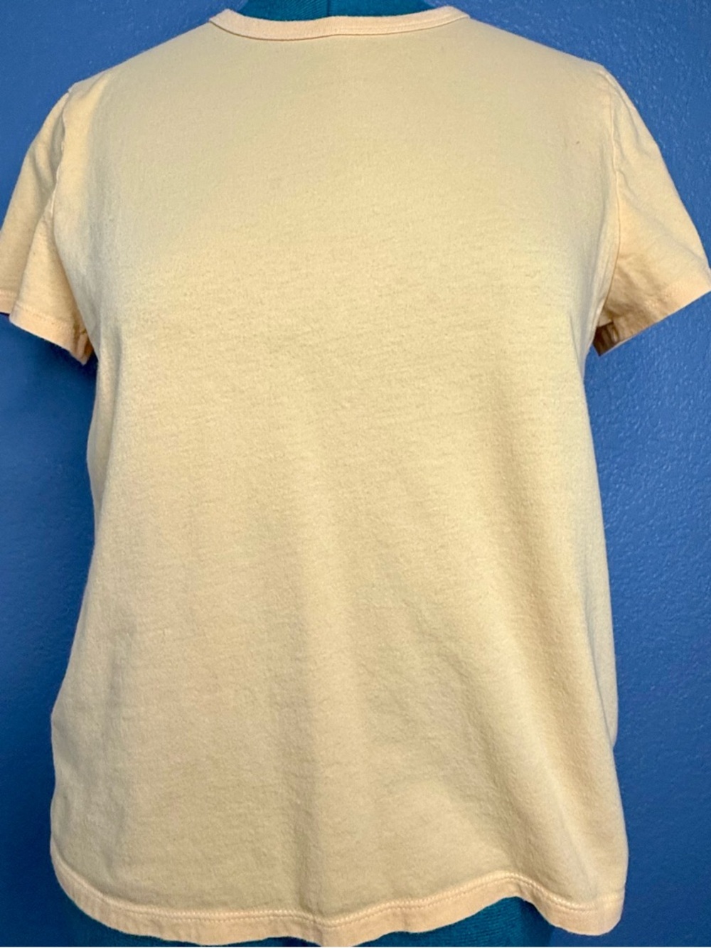 GAP Short Sleeve Tee in Pale Yellow